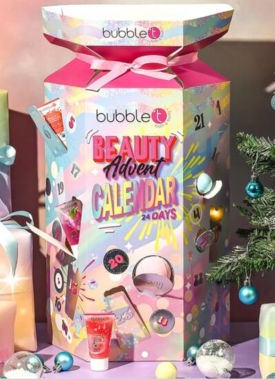 A budget-friendly Advent calendar for those who don't like to leave the tub. Photo: Bubble T