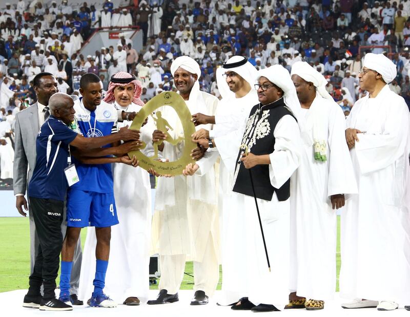 Sudanese Football Super Cup match between Al Hilal and Al Merrikh at the Al Jazira Club�������s Mohammed bin Zayed stadium on November 2. All Photos by Abu Dhabi Sports Council.