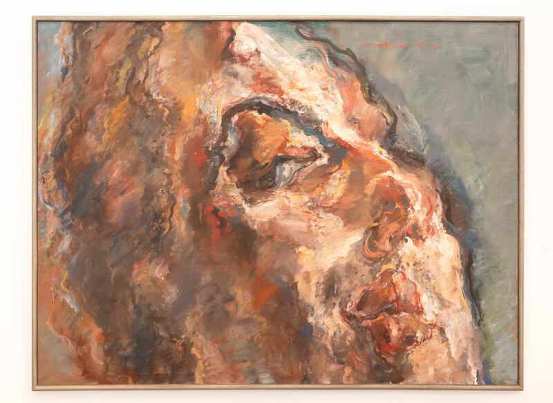 Head (1975-1976) was among the pieces exhibited in Marwan's seminal exhibition at the Great Orangery in Berlin, in 1976. Photo: Bruno Munoz-Oropez