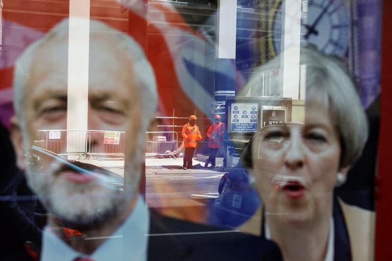 Theresa May and opposition Labour Party leader Jeremy Corbyn Marko Djurica / Reuters