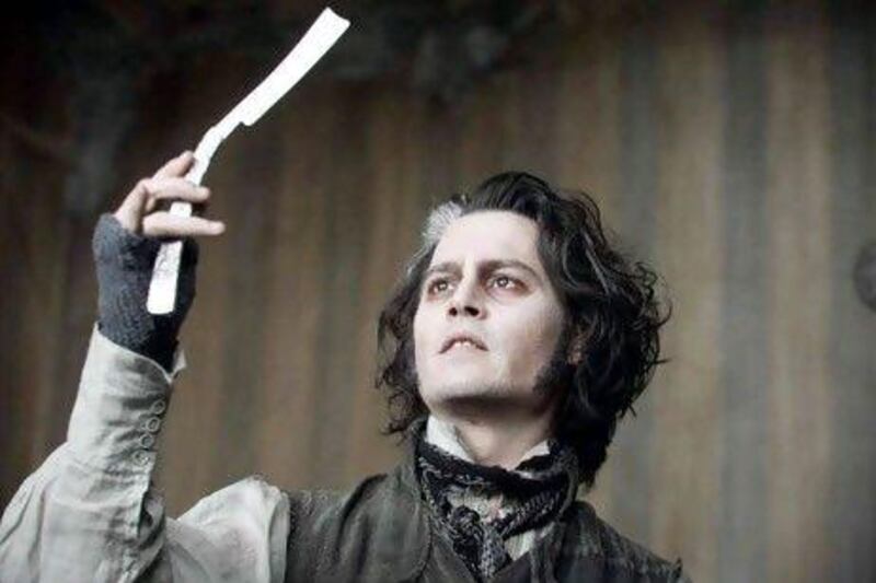 Johnny Depp stars in the title role of Sweeney Todd: The Demon Barber of Fleet Street. Courtesy DreamWorks