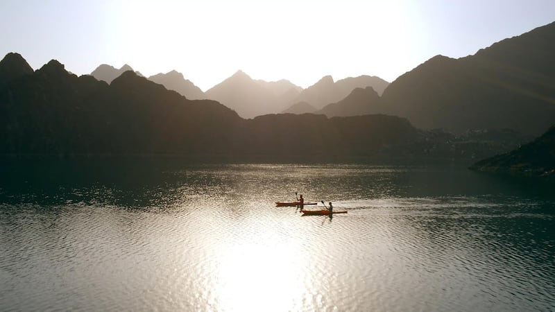 Hatta is an exclave of Dubai high in the Hajar Mountains. Tourism in the area is being developed, with a focus on outdoor activities such as canoeing on the Hatta Dam.