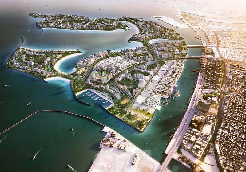 A rendering of the Deira Islands masterplan. Courtesy Nakheel