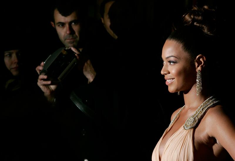 Beyonce arrives to attend the amfAR, The Foundation for AIDS Research, gala benefit in New York January 31, 2007. Reuters