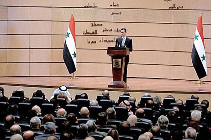 In a rambling speech at Damascus University yesterday, the Syrian president Bashar Al Assad blamed Syria’s upheaval on foreign conspiracies.