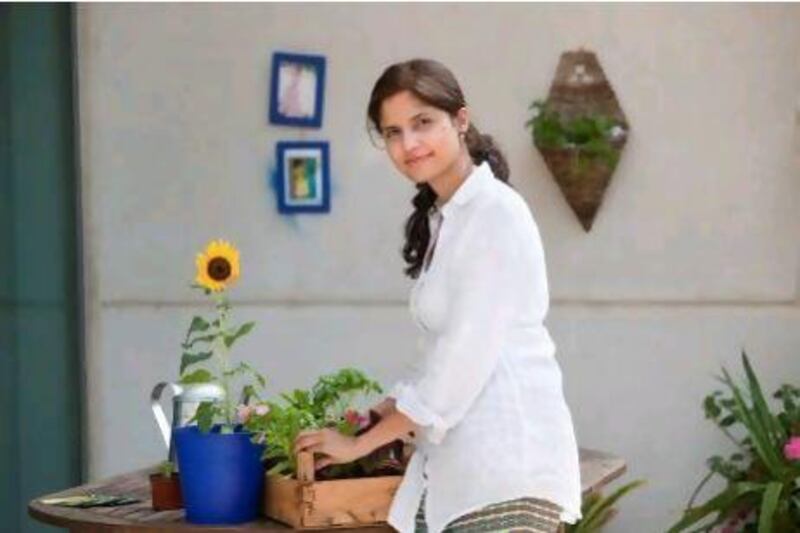 Shumaila Ahmed is the woman behind the Dubai Veg Growers blog. Jaime Puebla / The National