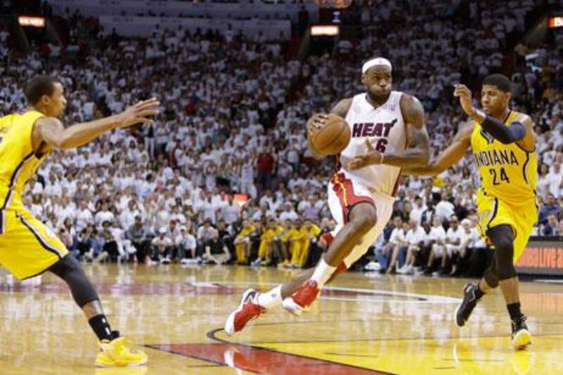 LeBron James scored 32 points for Miami Heat in Game 7.