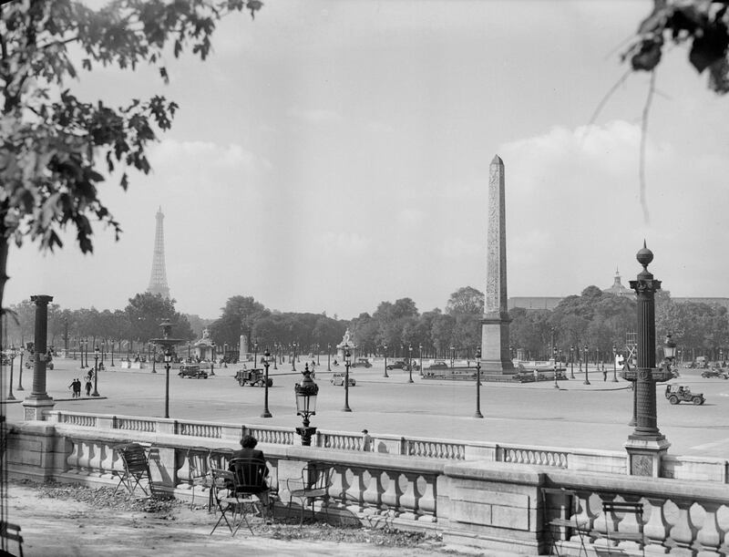 FRANCE - CIRCA 1945:  Paris (VIIIth district). Concorde (concord) square. 1945.  (Photo by LAPI/Roger Viollet/Getty Images)