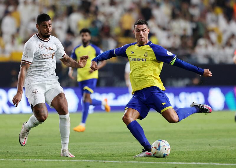 Al Nassr's Cristiano Ronaldo in action. Reuters