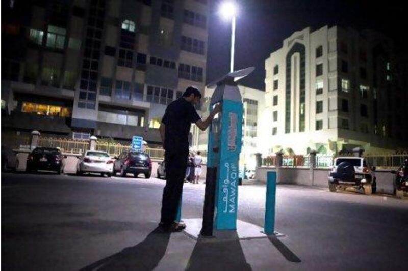 The success or failure of the Mawaqif parking system will depend on whom you talk with and in what neighbourhood; some say it has freed up parking while others say it has taken away spots.  Silvia Razgova / The National