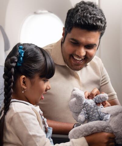 Children flying with Singapore Airlines will each get a soft toy or activity pack. Photo: Singapore Airlines