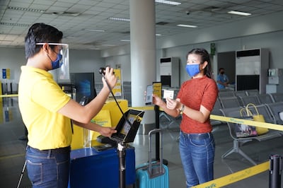Travellers flying with Cebu Pacific must check-in online and follow all contactless measures in place for flights. Photo: Cebu Pacific