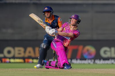 Jordan Cox, pictured here playing for Bangla Tigers in this month's Abu Dhabi T10, was picked up by Islamabad United in the PSL draft. Photo: ADT10