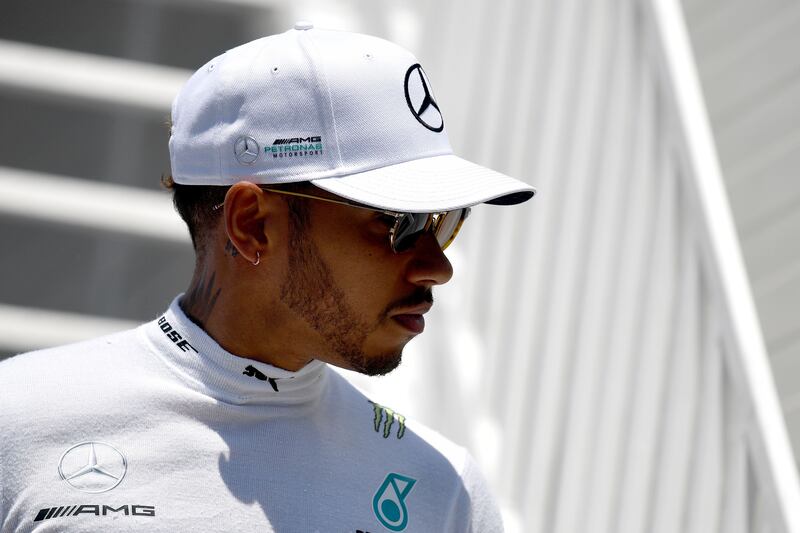 Lewis Hamilton is aiming to win a fourth British Grand Prix in a row and a fifth overall. Andrej Isakovic / AFP