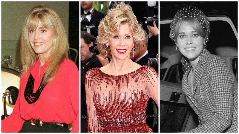 Click through the gallery to chart Jane Fonda's style journey since 1962