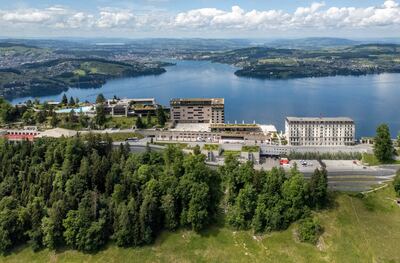 Representatives of 90 countries and organisations are expected at the peace talks at the lakeside Buergenstock Resort in Switzerland. Reuters 