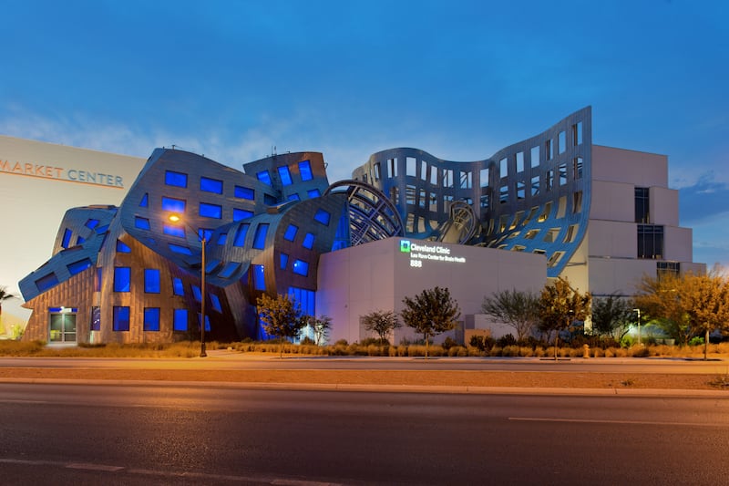 Frank Gehry's Cleveland Clinic Lou Ruvo Centre for Brain Health, in Las Vegas, Nevada, USA