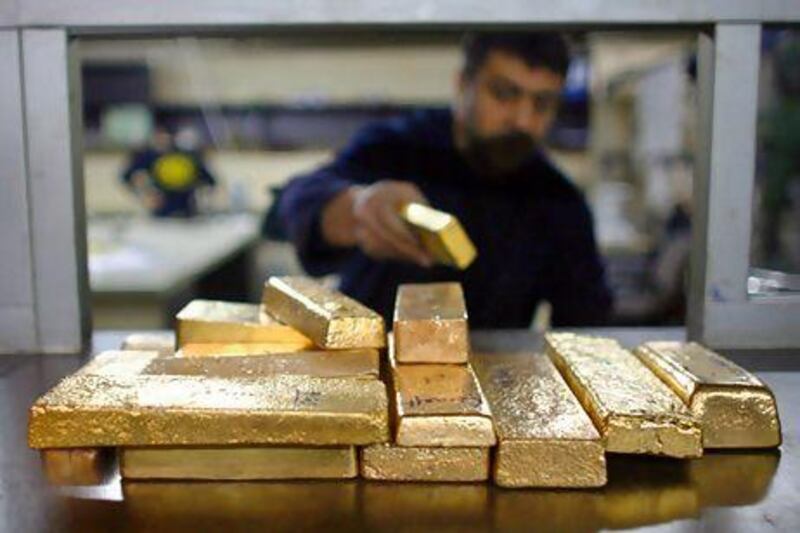 Turkey's gold trade with neighbouring Iran has helped the country to shrink its trade deficit over the past year. Osman Orsal / Reuters