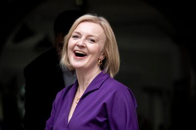 New Conservative Party Leader Liz Truss following the announcement of her win at Conservative Central Office on September 5, 2022.  EPA 