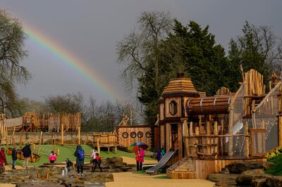 Adventure play keeps children active and entertained outdoors. Photo: Blenheim Estate