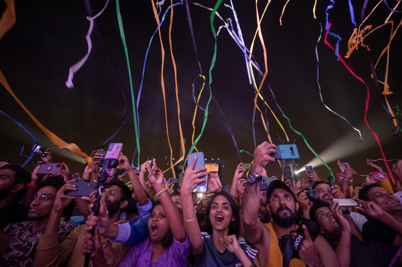 The audience at A R Rahman's 'Once More' concert.