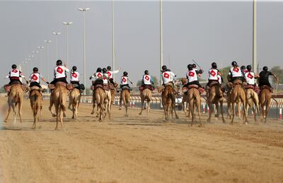 The race was over a distance of 1,500 metres. Chris Whiteoak / The National