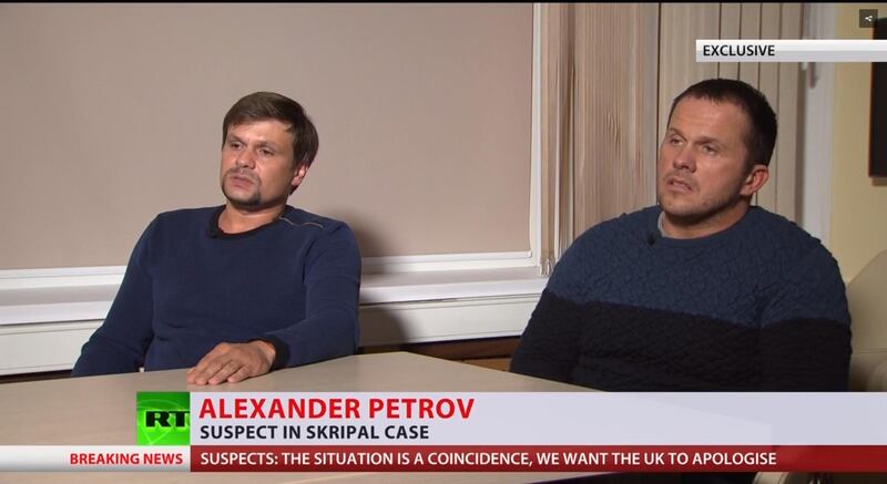 RT interviewed the two suspects in the Salisbury poisoning, who insisted they were tourists not Russian agents RT.