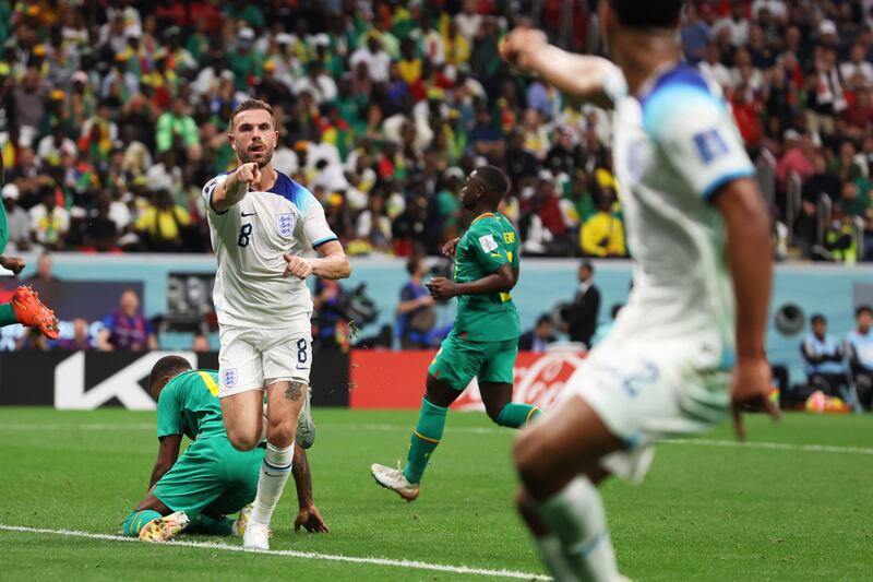 Jordan Henderson 8 - Put England ahead against the run of play – after making his own run to meet a Bellingham pass and slide the ball past Mendy. England have already scored 12 goals in the World Cup finals – equalling their best ever. 

EPA
