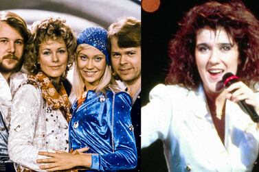 Abba and Celine Dion are both former winners of the Eurovision Song Contest. AP, Rex Features