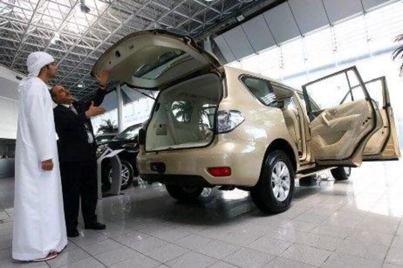 Car makers such as Nissan and Toyota have also had to deal with supply issues in the wake of the earthquake and tsunami in Japan in March. Satish Kumar / The National