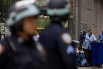 Police clear Palestine protest camps at New York universities