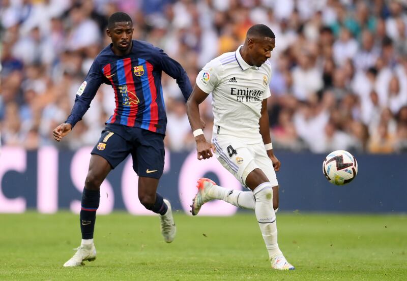 Ousmane Dembele – 6 The Barca forward was unable to convert a header from Sergi Roberto’s cross into the box and was unable to create much for Barcelona, his decision making letting him down. Getty