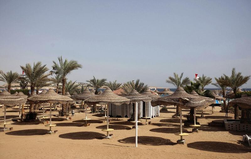 Unrest in Egypt continued to affect hotels in the Red Sea resort of Sharm El Sheikh, as occupancies fell five percentage points to 56 per cent. Marco Longari / AFP