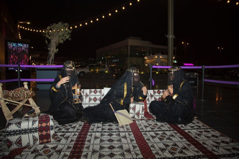 Founding day celebrations take place at Boulevard Riyadh. Photo: Swipe Upe Agency