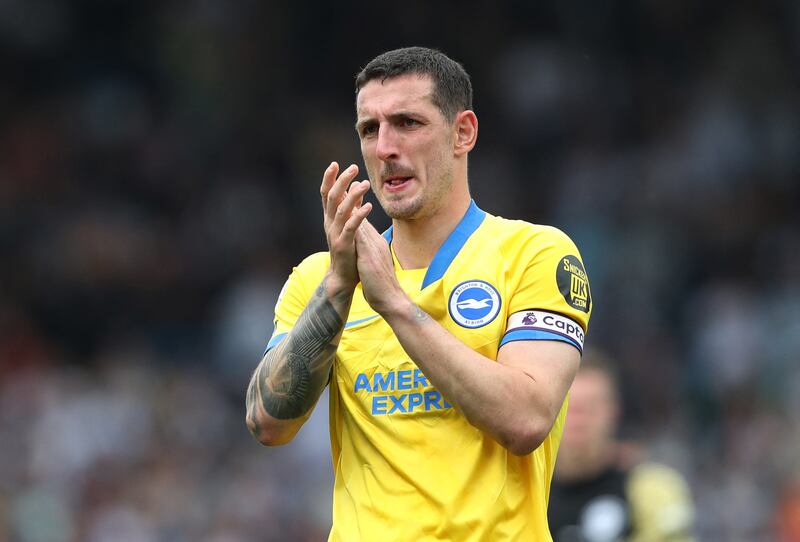 Lewis Dunk, 7 - A rock at the heart of the Brighton back three. Out-muscled the tenacious young figure of Gelhardt and got a vital touch to turn behind Rodrigo’s intelligent flick at the near post. Reuters