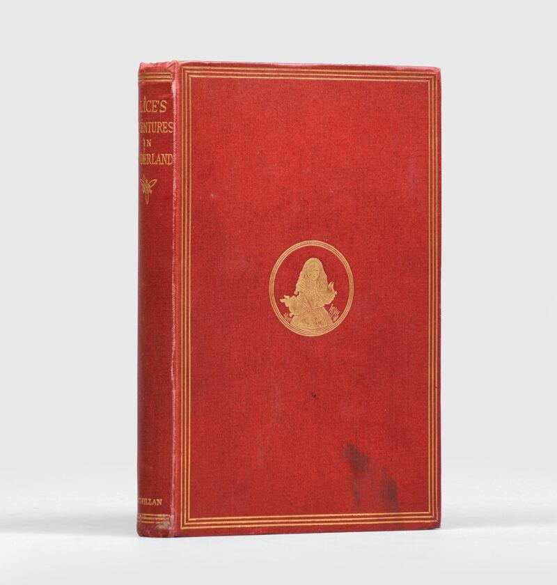 A first edition of 'Alice’s Adventures in Wonderland' by Lewis Carroll, an enormously influential work of children’s fantasy literature, is for sale for £39,500 (Dh185,000). Peter Harrington