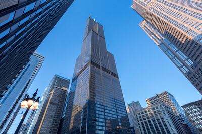 CHICAGO, IL - FEBRUARY 26: View of Willis Tower on February 26, 2018 in Chicago, Illinois.   Jeff Schear/Getty Images for Equity Office/AFP (Photo by Jeff Schear / GETTY IMAGES NORTH AMERICA / Getty Images via AFP)