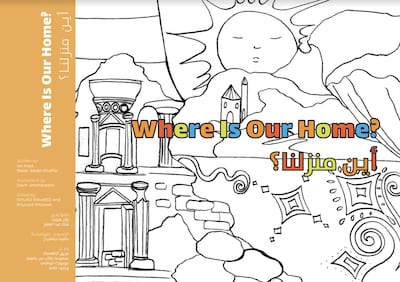 Cover of 'Where Is Our Home?', created by NYU Abu Dhabi students for refugee children. NYUAD