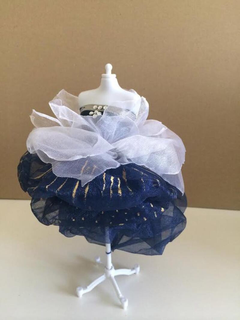 Blue by Liz Ramos-Prado for Dress The Mannequin. Courtesy Liz Ramos-Prado