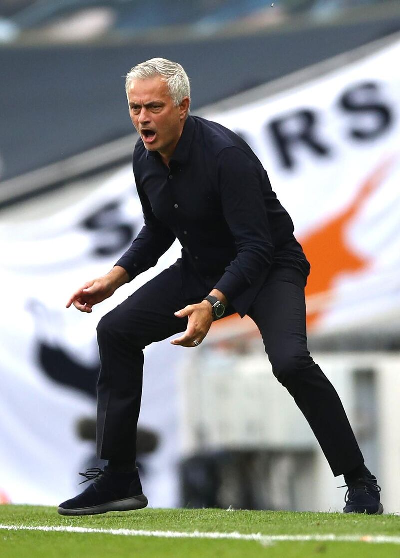 Spurs manager Jose Mourinho. Getty