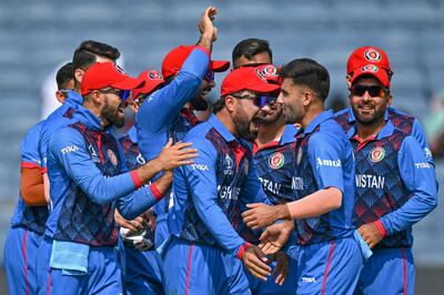 Afghanistan have won three matches so far at the 2023 Cricket World Cup. AFP