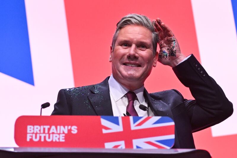 'If he thinks that bothers me, he doesn't know me,' Mr Starmer said. Bloomberg