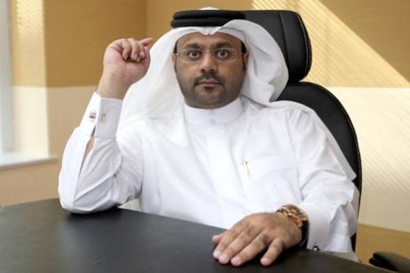 DUBAI , UNITED ARAB EMIRATES Ð April 4 , 2013 : Rashid Tahlak , Criminal Lawyer at his office in Al Kaimah building in Deira Dubai. ( Pawan Singh / The National ) For News. Story by Ramona Ruiz
