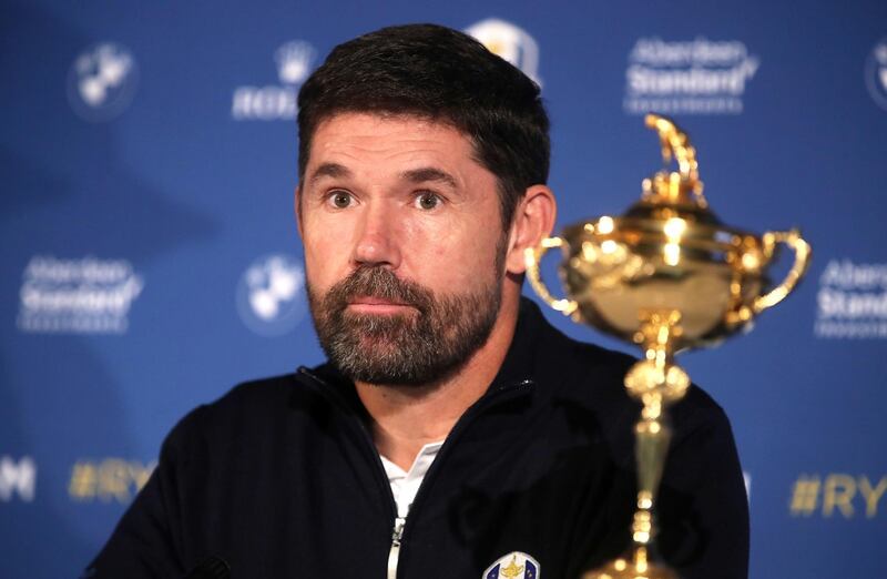 File photo dated 08-01-2019 of European Ryder Cup captain Padraig Harrington. PA Photo. Issue date: Wednesday March 18, 2020. European captain Padraig Harrington expects this yearÕs Ryder Cup to go ahead as planned, despite the sporting calendar being decimated by the coronavirus pandemic. See PA story SPORT Coronavirus Ryder. Photo credit should read Adam Davy/PA Wire.