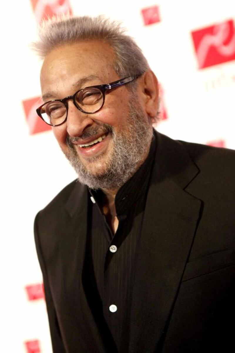 The Egyptian actor Nour El-Sherif was honoured with a DIFF lifetime achievement award for five decade-career, during which he has worked on more than 100 films. Courtesy Music Nation