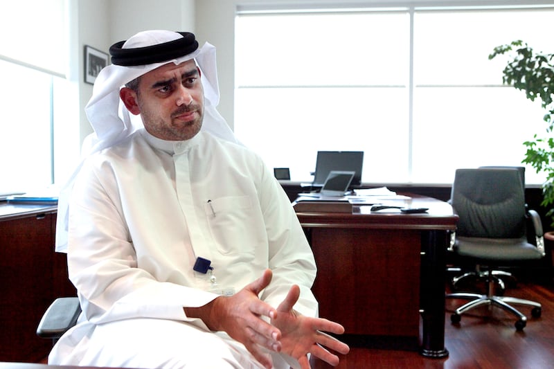 Taqa chief executive Jasim Husain Thabet says there will always be a need for oil and gas but the energy transition is 'happening'. Fatima Al Marzooqi / The National