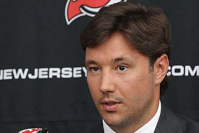 Ilya Kovalchuk announces his blockbuster 17-year $102m with the New Jersey Devils, a deal later rejected by the NHL.