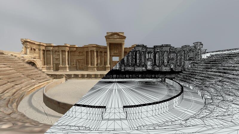 The Roman Theatre splitscreen. Arc/k Project