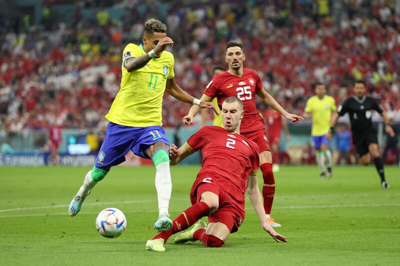 Strahinja Pavlović – 7 Looked shaky at times, but had a good battle with Raphinha. Made some crucial tackles throughout. Getty Images