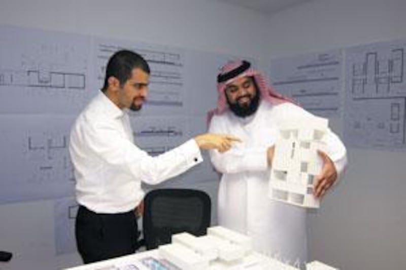 The principals of X-Architects, Farid Esmaeil and Ahmed al Ali - winners for their Al Nasseem scheme in Al Ain.